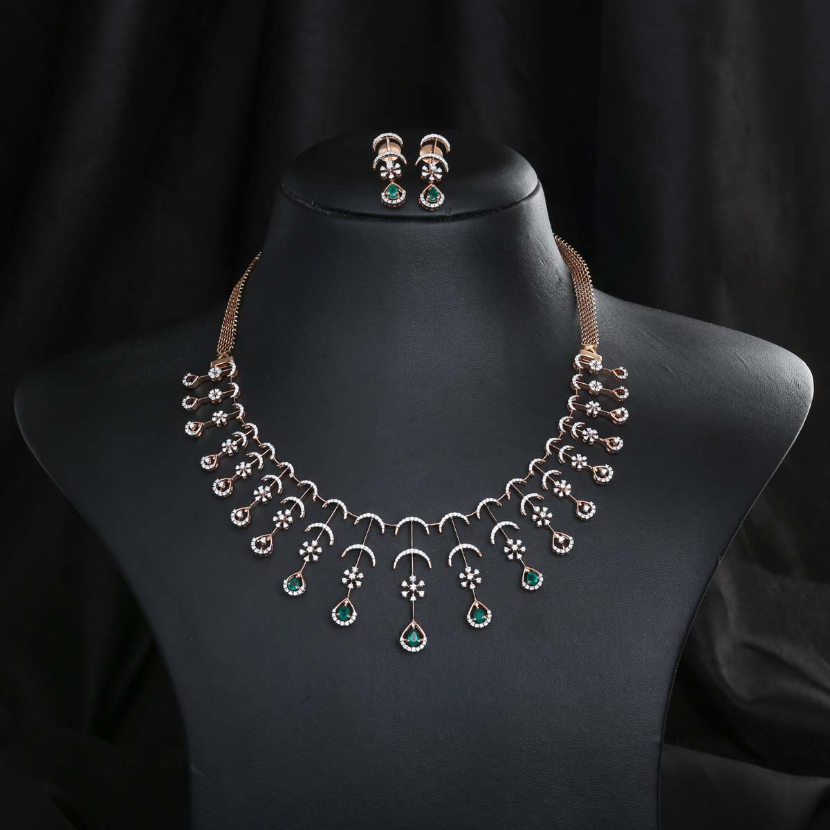 American Diamond Cz Jhumka Set by Asp Fashion Jewellery - Etsy | Diamond  jewelry earrings, Diamond earrings indian, Diamond jhumkas
