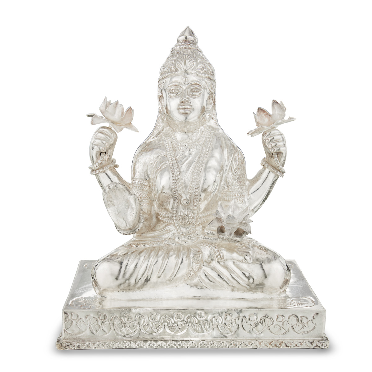 Silver Lakshmi Idol