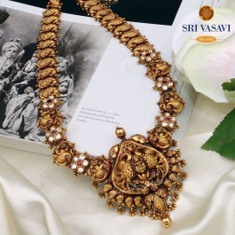 Shraddha Long Necklace - Long Necklaces - Gold