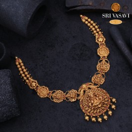 Devashree Necklace - Short Necklace - Gold