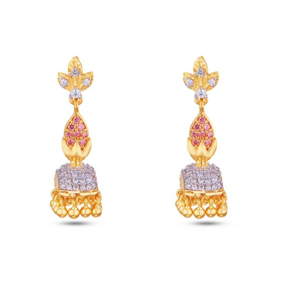 Casting Leafy Jimiki - Earring - Gold