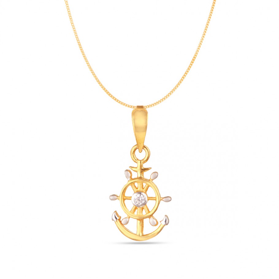 Anchor Necklace - Small anchor 18k gold – Orrifinn Jewels