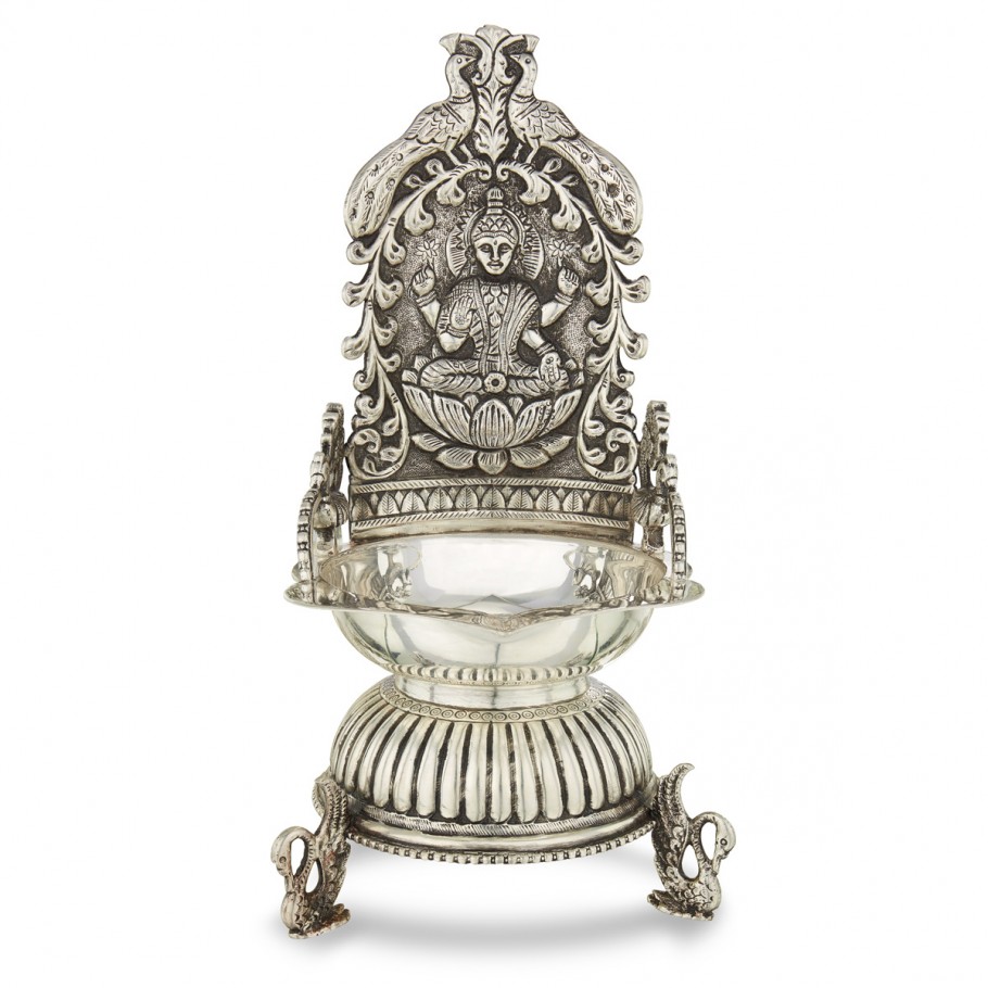 Silver Antique Kamatchi Lamp