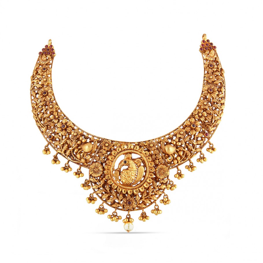 Floral Mayur Necklace