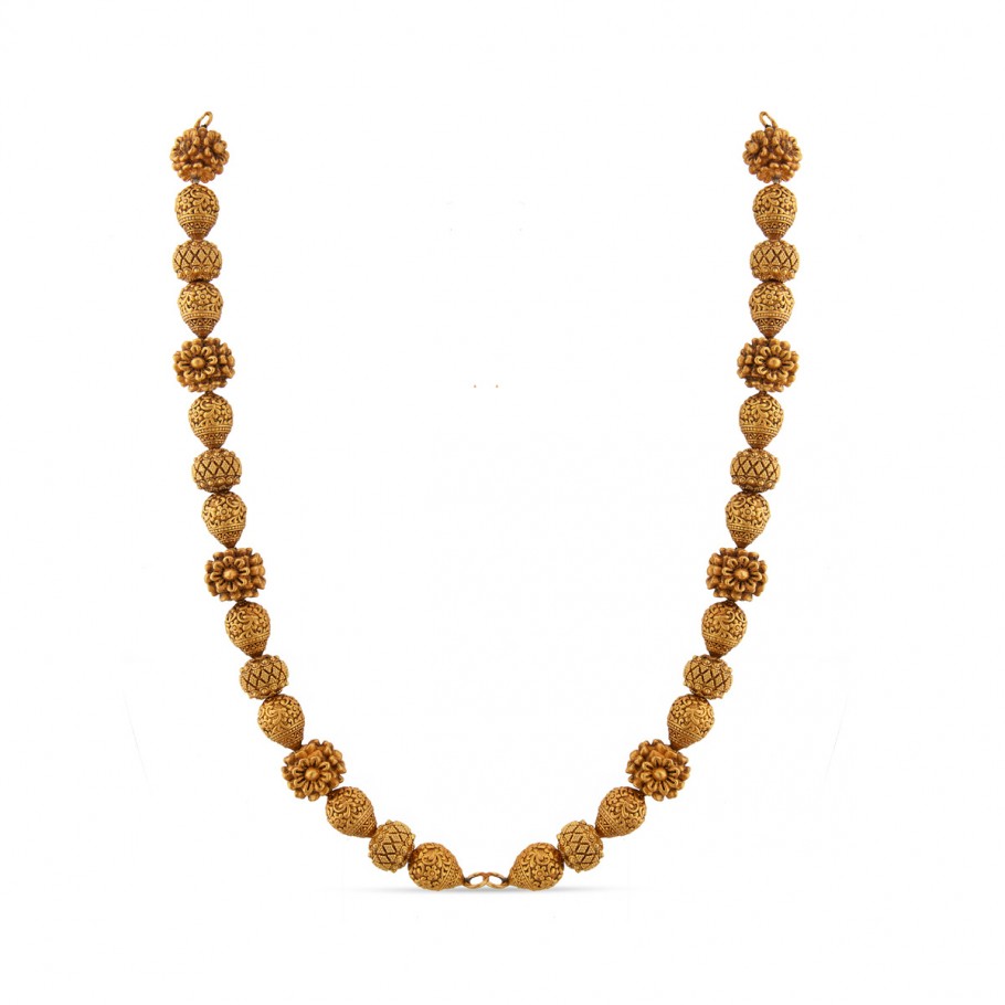 Startling Mala - Long Necklaces - Gold