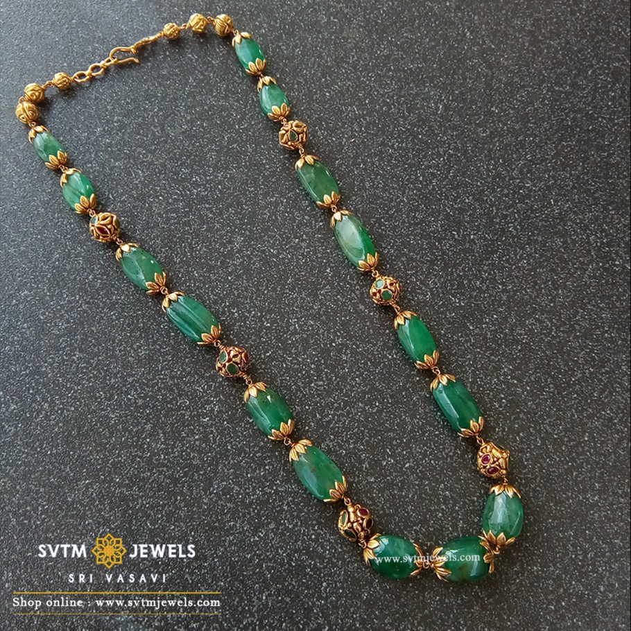 Emerald Beads Necklace
