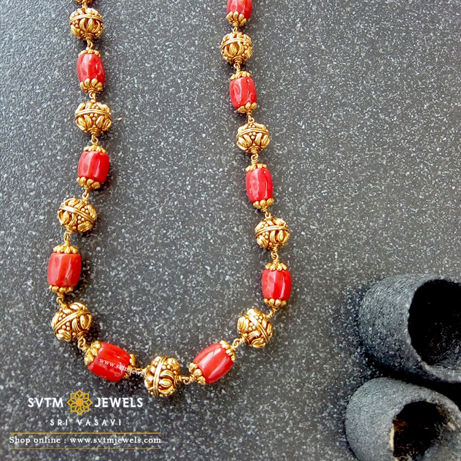 Charming Coral Beads Necklace