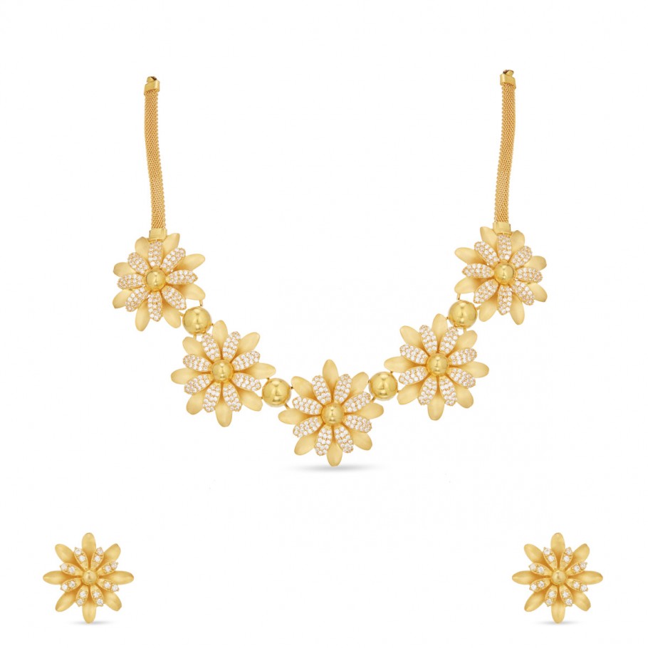 Belinda Floral Necklace Set