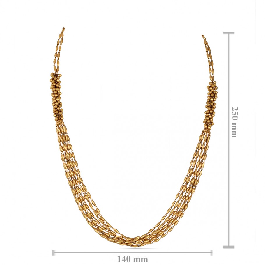 Mantrap Necklace - Long Necklaces - Gold