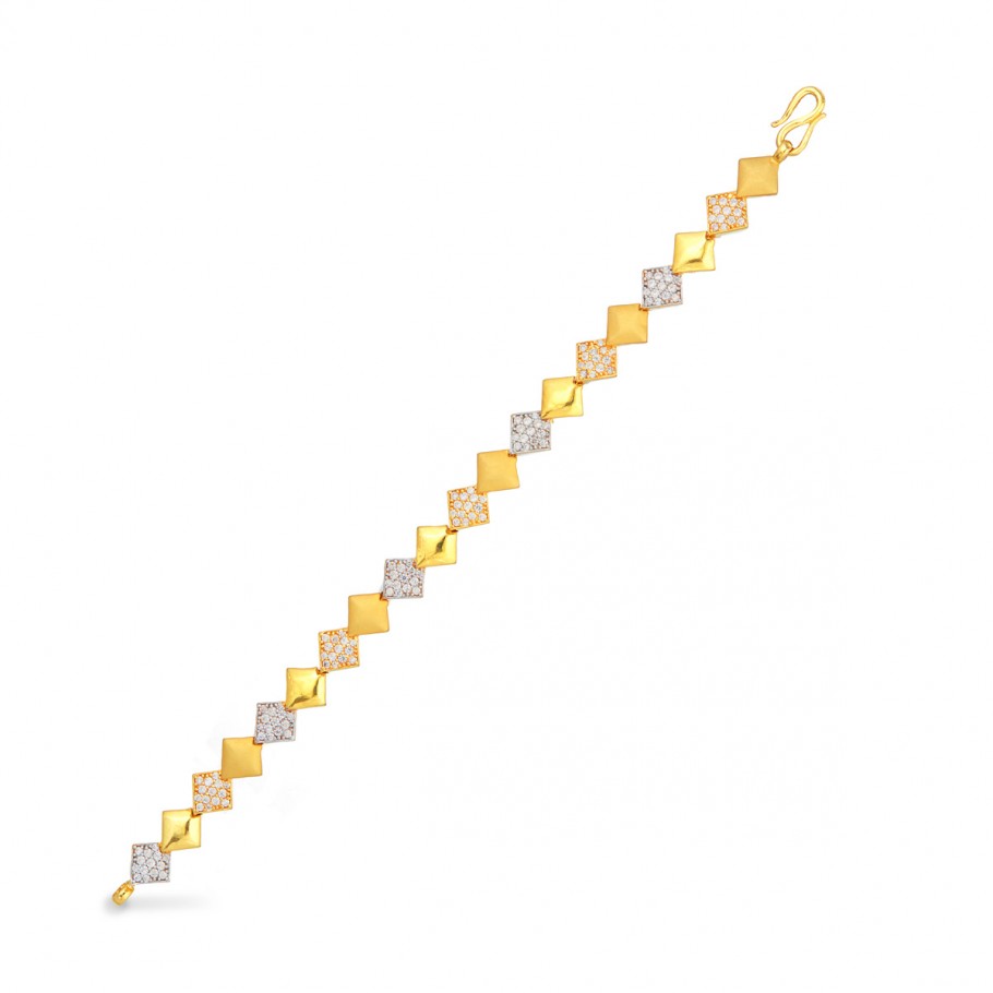 Stunning & Attractive Gold Bracelet - Bracelets - Gold