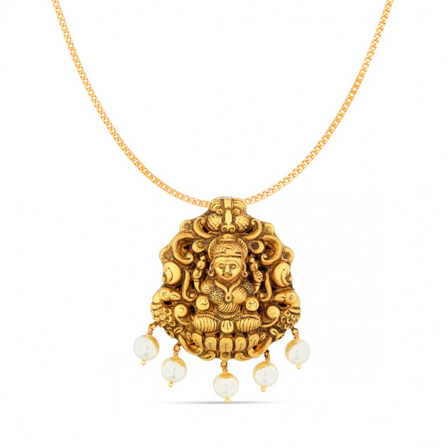 Chanchala Cute Pendant - Pendants - Gold