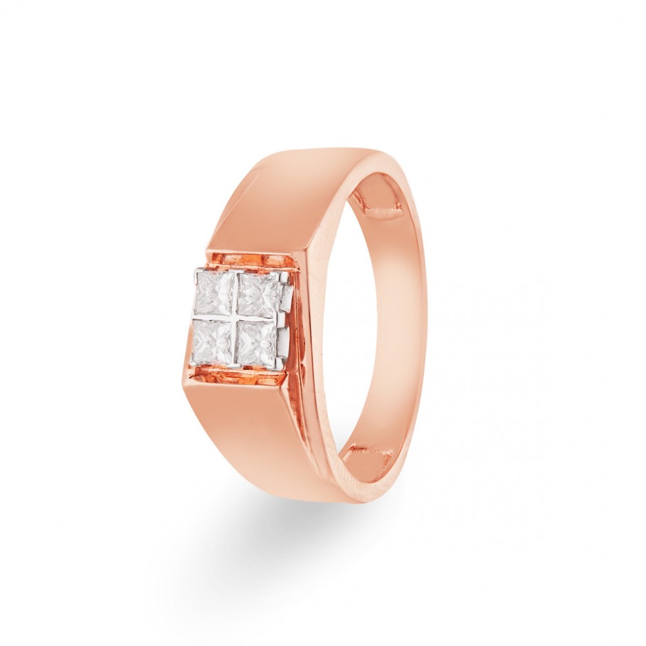 William Rose Gold Band for Him 