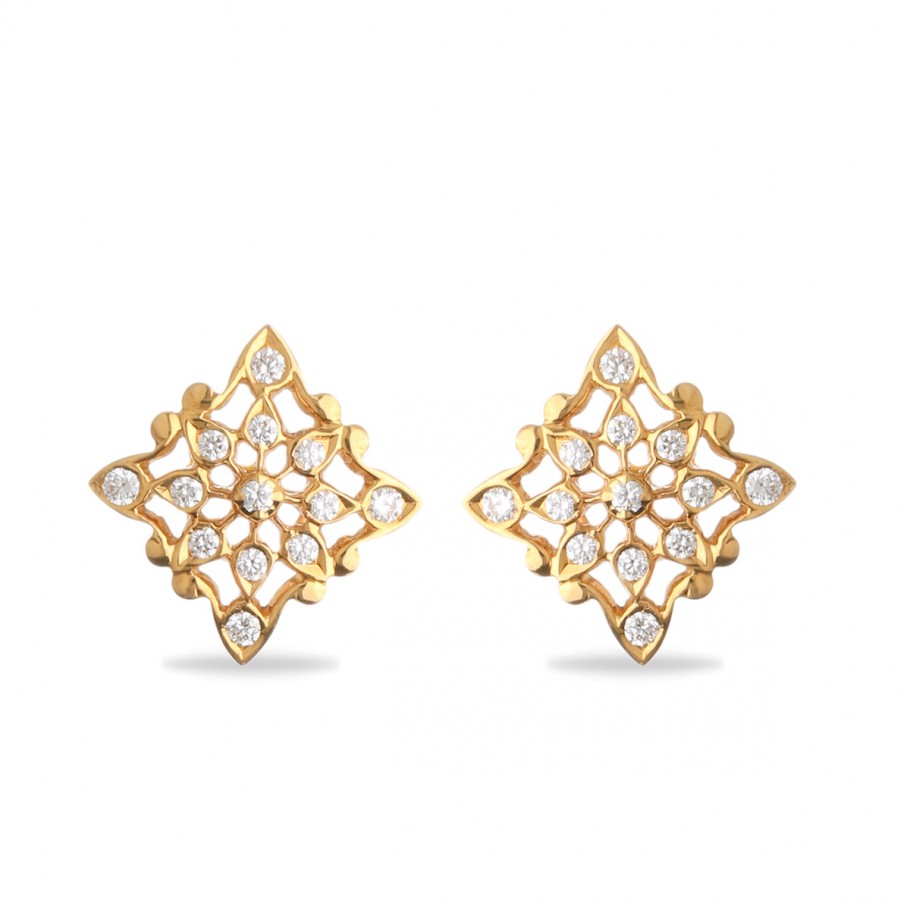 Stylish Diamond Earrings - Earrings - Diamond