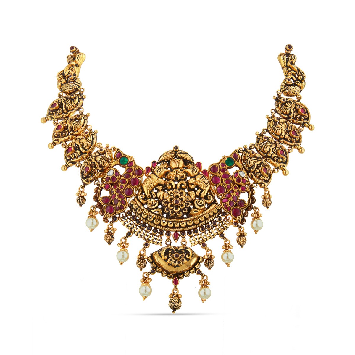 Pradnyesh short necklace - Short Necklace - Gold