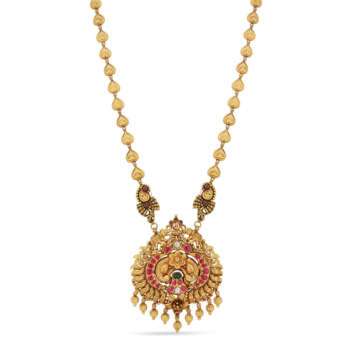 Bishakha Haram - Long Necklaces - Gold