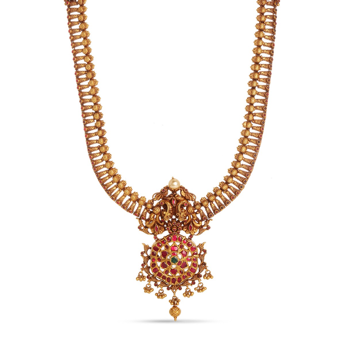 Peucag Long Harram - Long Necklaces - Gold
