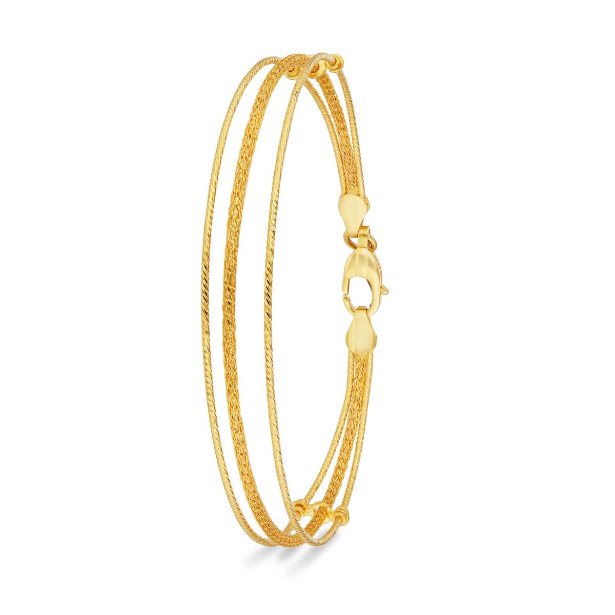 Cesco Layer Bracelet - Bracelets - Gold