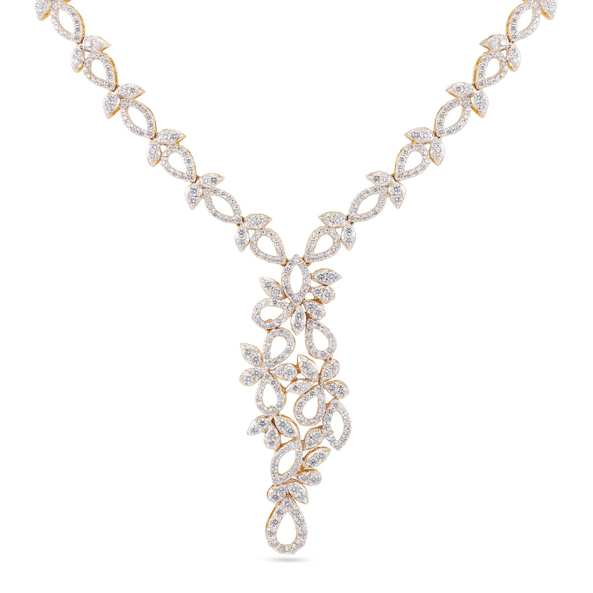Buy Diamond Loops | Necklace | SVTM Jewels