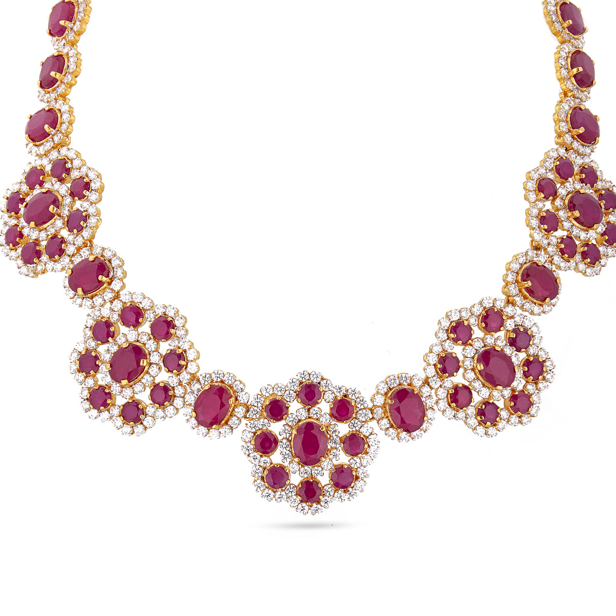 Intricate Ruby Necklace