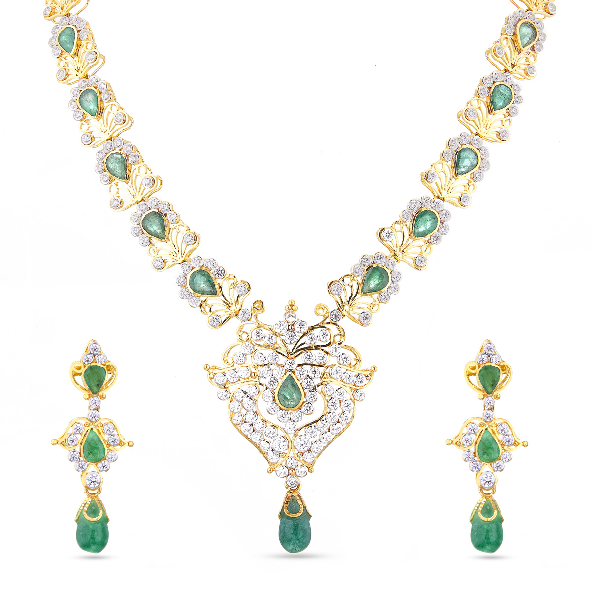 Pretty Emerald Necklace