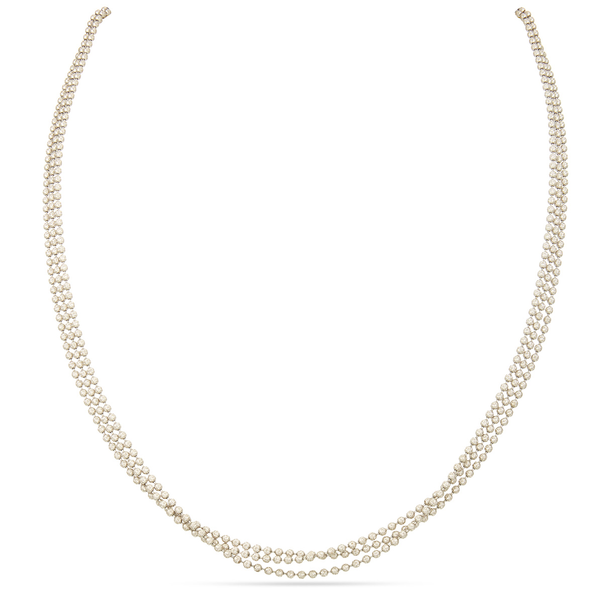 White Gold Beads Chain