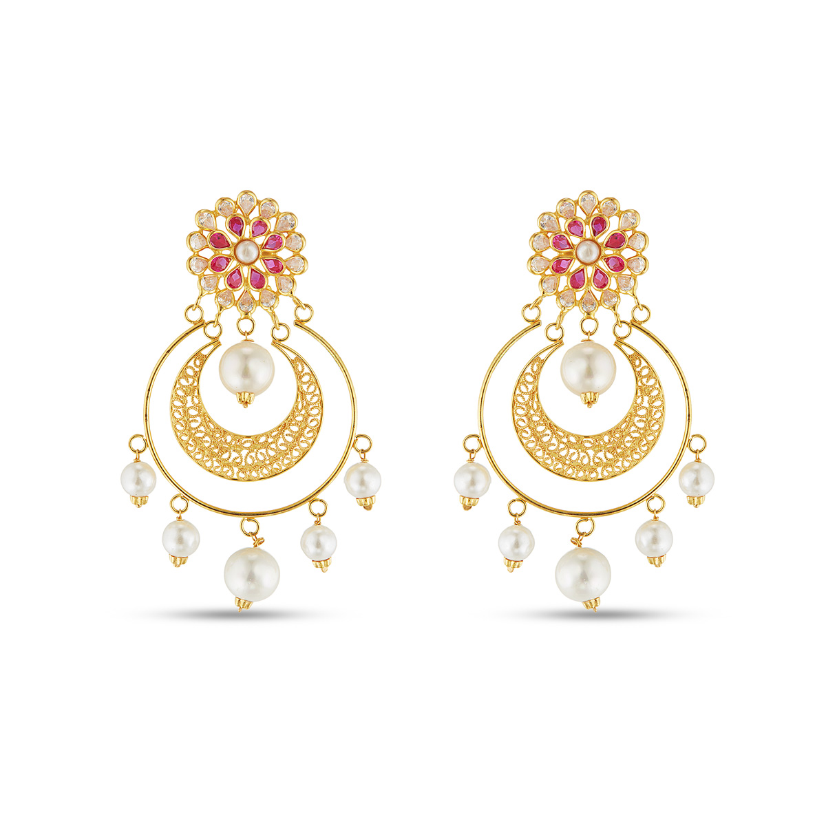 Designer Chandbali Earrings