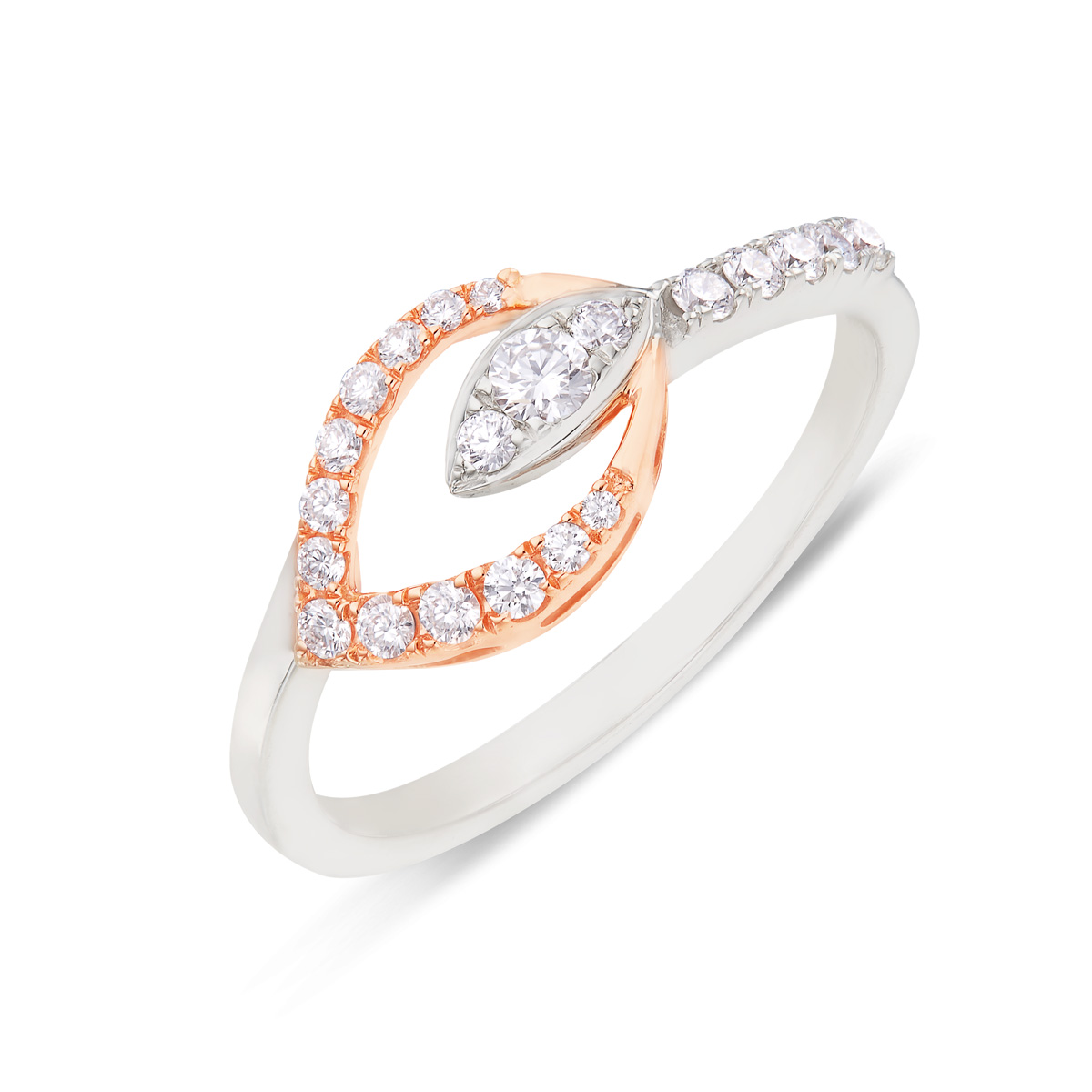 Diamond Petal Ring