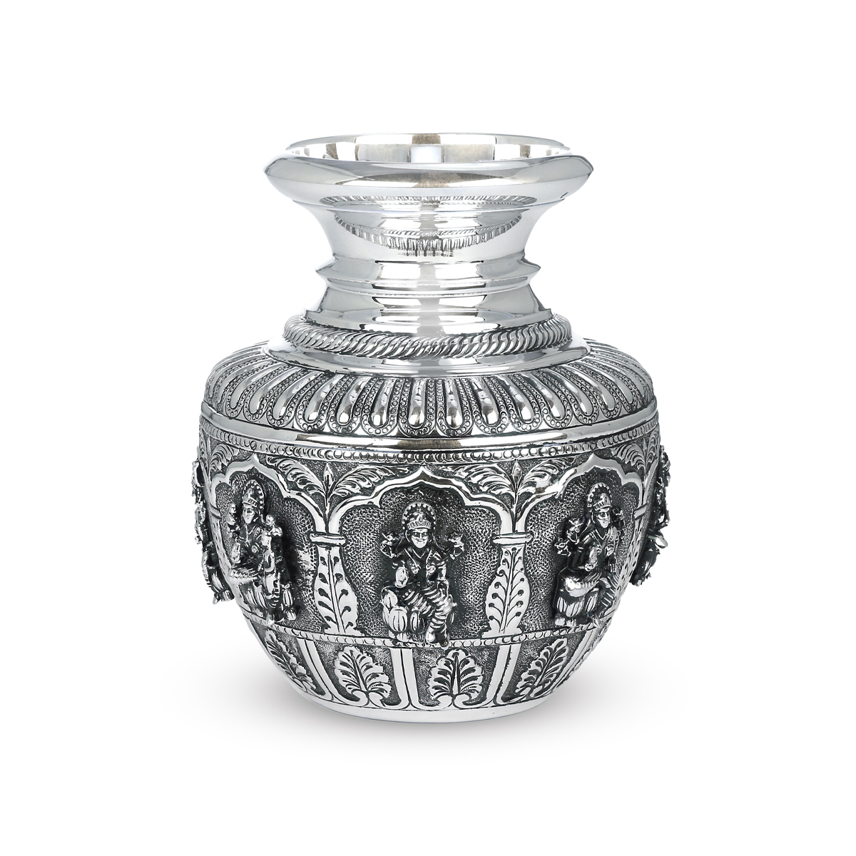 Silver Antique Lakshmi Kudam
